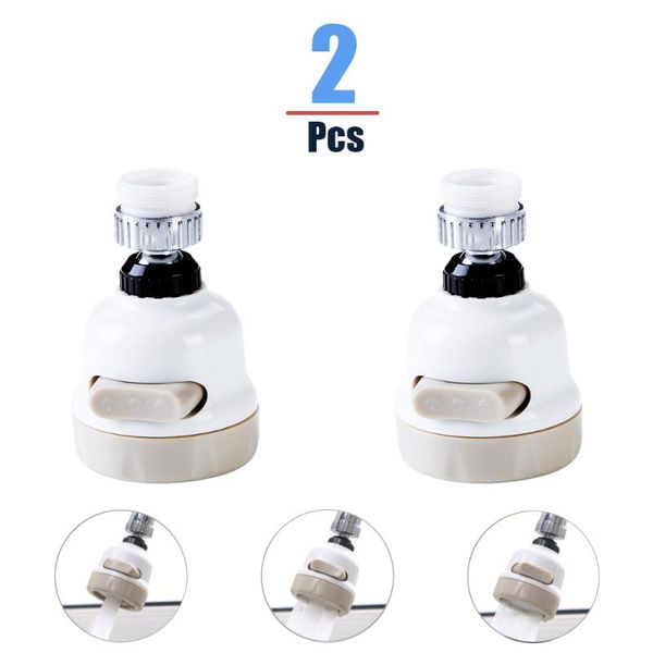 

kitchen faucets 2 pcs faucet splash head filter 360 dgree rotatable water bubble diffuser tap supercharged shower aerator 3 modes