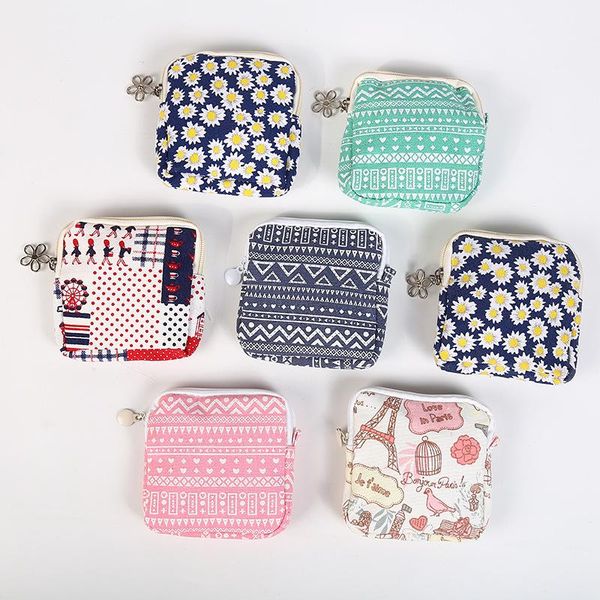 

storage bags fashion travel mini sanitary napkin bag women's small cosmetic cute coin money card lipstick wallet