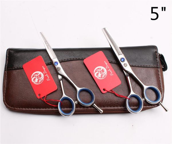 

hair scissors 5" 16cm purple dragon beauty tools thinning cutting shears barber professional clipper set z1117