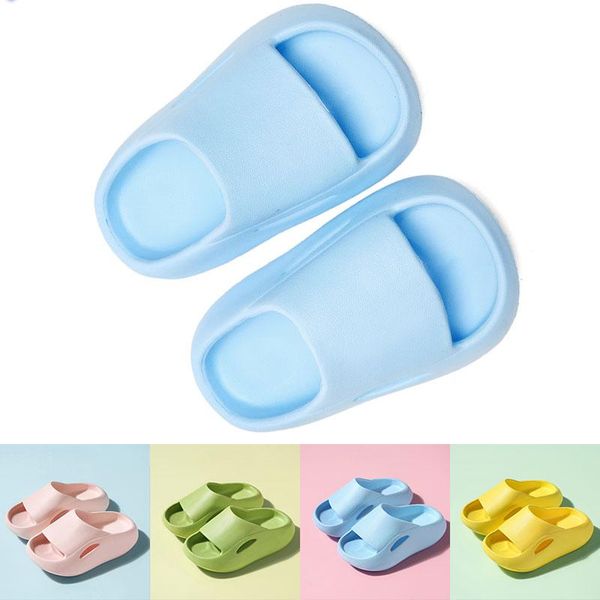 

children' slippers 2021 boys and girls summer shoes at home indoor kindergarten outdoor lightweight safety non-slip slipper, Black;grey