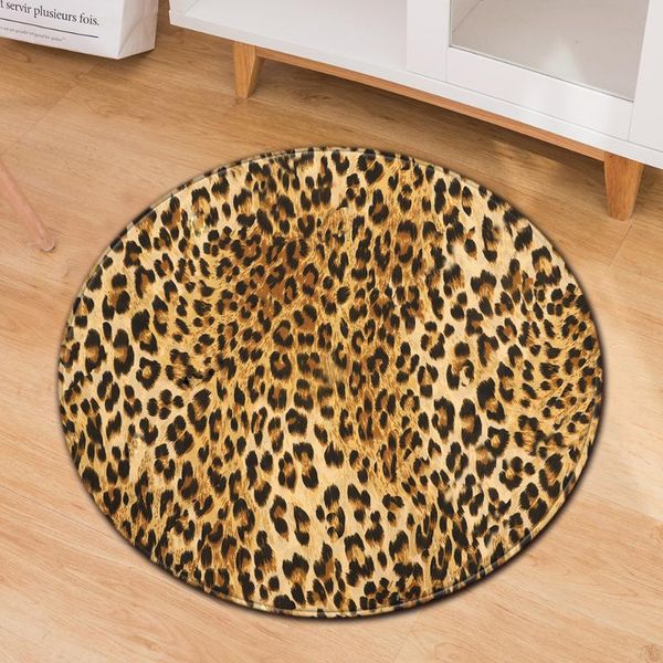 

carpets fashion chair mat 3d printed leopard butterfly starry sky round living room carpet soft doormat bedroom area rugs bedside rug