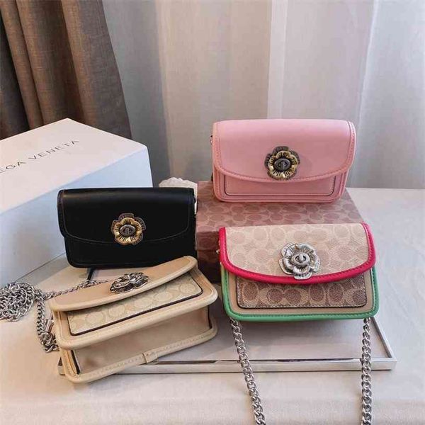 

2021 kasha mountain camellia series ladies bag lock c chain 21 kou style shoulder small square luxuryss designerss yw