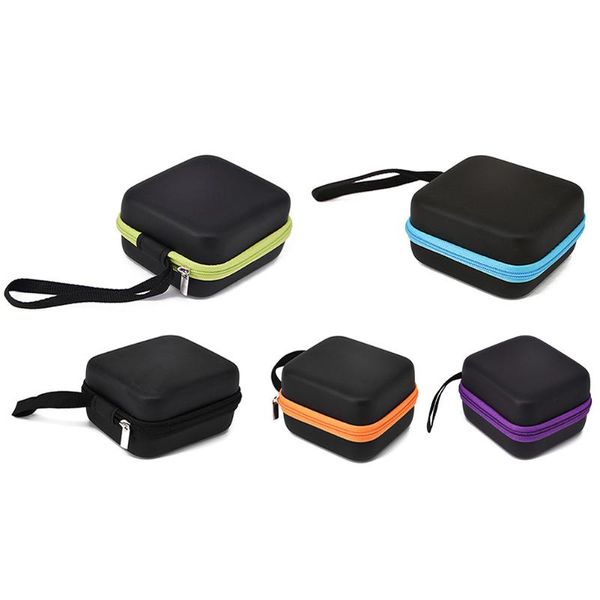 

portable travel carry storage bag 7 grid 5ml essential oil bottle perfume box bags