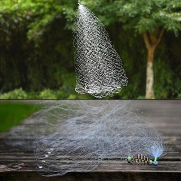 

fishing accessories nets set 3d pyramid shape with luminous bead and spring xd88