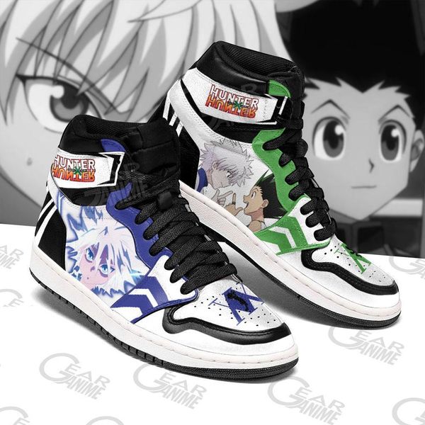 

gon and kila sneakers hunter x anime custom sho