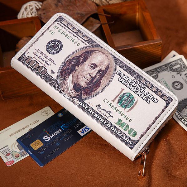 

single-stretched european, pu and dollar japanese version of new u.s. korean pattern american, leather wallets for men women vhaxx