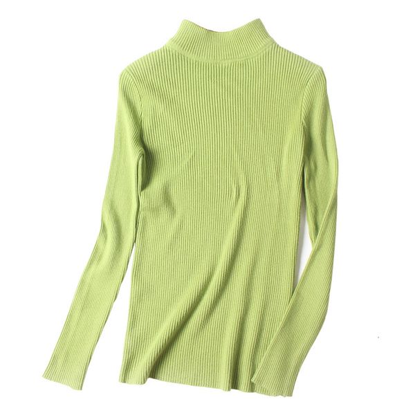 

women's sweaters selling style korean-style core-spun yarn half-turtleneck solid color base shirt b6cj, White;black