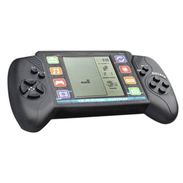 

portable game players pocket handheld video console 3.5in lcd mini brick player with built-in 23+26 games (black)
