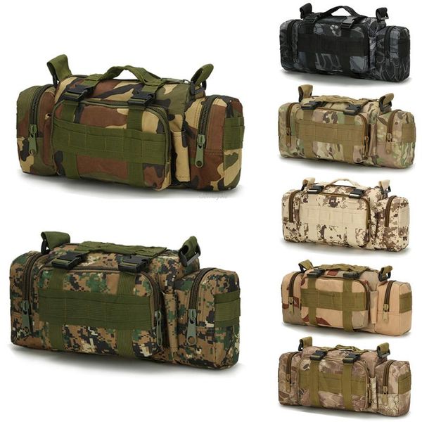 

outdoor military tactical waist bags waterproof hiking trekking climbing shoulder bag army shooting hunting packs