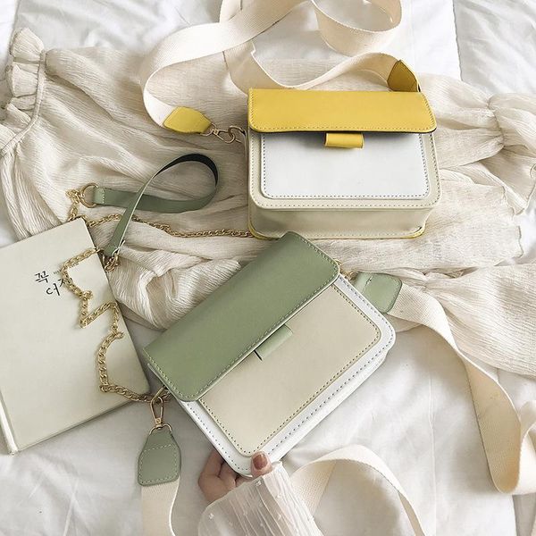 

small square bag with one shoulder and span bags