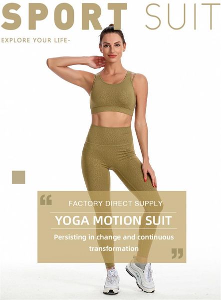 

seamless women leopard spots yoga sports set fitness suit gymwear workout clothes sleeveless vest high waist leggings gym clothing, White;black
