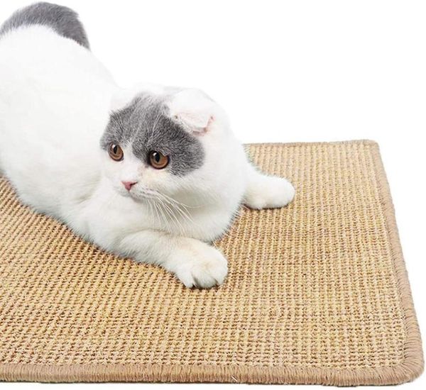 

cat beds & furniture scratcher board adorrable durable scratching mat natural sisal training scratch play pad protecter