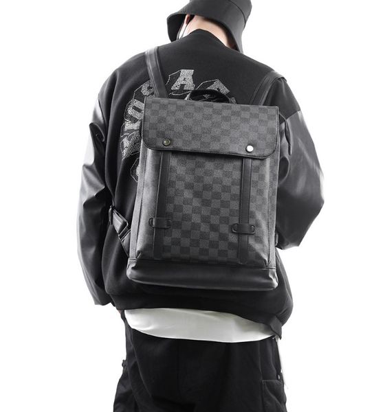 

men backpacks high-end fashion backpack ladies all-match retro single shoulder bag luxury handbags women bags designer sac femme letter prin