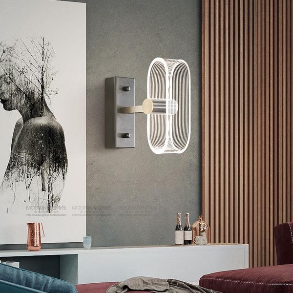 

aluminum nordic led wall lamp luxury modern simplicity indoor lighting lamps reading energy saving luminaria art ek50wl