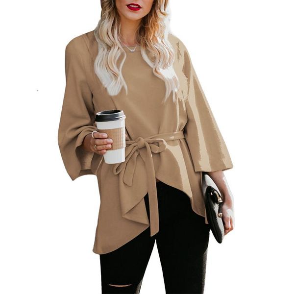 

women's wool & blends fashion women casual all-match concise coat autumn winter tied warm solid color affordable personality comfort j3, Black