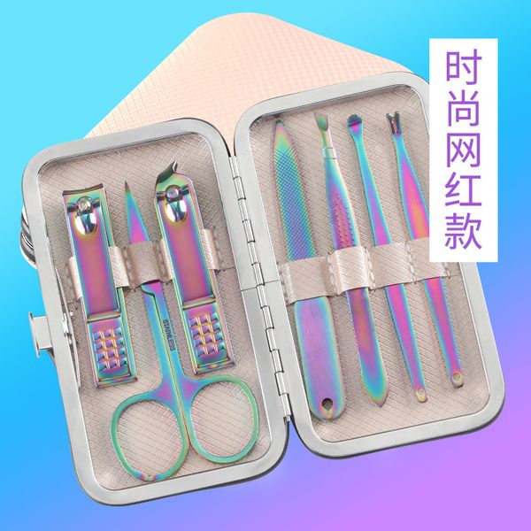 

set color clipper titanium 7 nail clippers beauty manicure pedicure tools