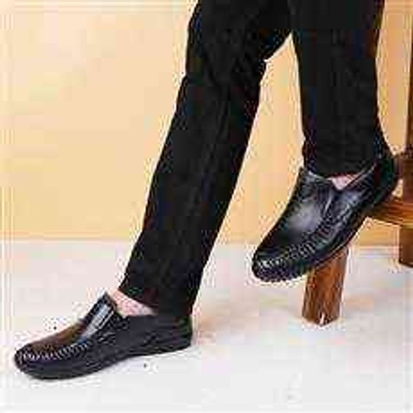 

tangzuo shoes h682 casual leather , batch , 37-45 standard yards, top, Black