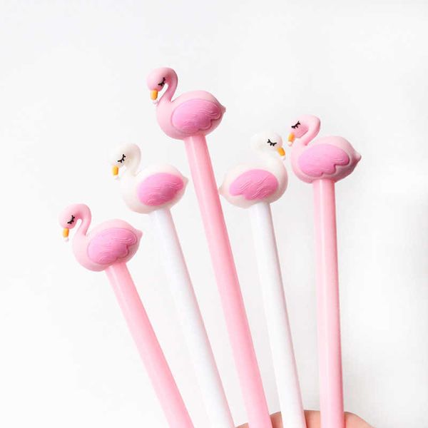 

pen art blue creative flamingo modeling neutral korean little fresh signature student office water stationery