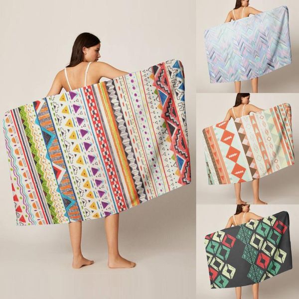 

towel bohemia style summer beach microfiber fast quick dry colorful travel swimming backpacking gear blanket 70x140cm