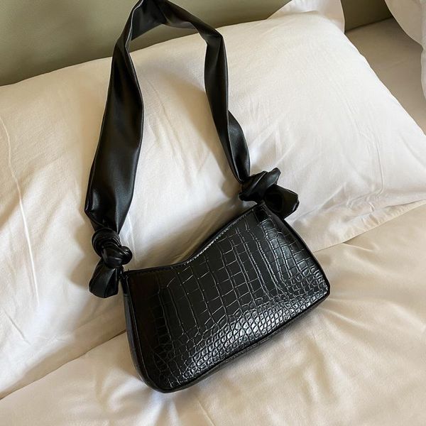 

crocodile pattern pu leather crossbody bags for women 2021 spring fashion female shoulder handbags lady travel totes evening