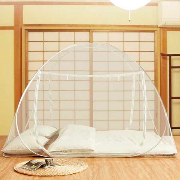 

mosquito net white for 1.5/1.8m bed household tent canopy mongolian yurt nets portable foldable encryption mesh netting