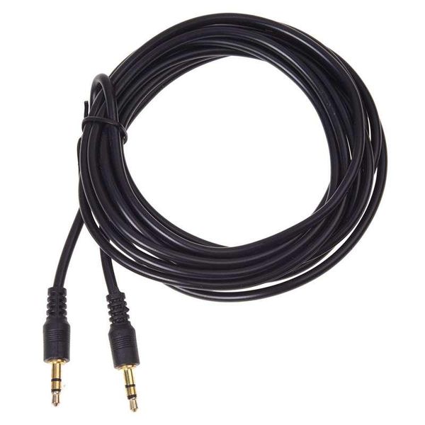 

audio cables & connectors 3 metre 3.5mm to stereo jack cable lead gold [electronics]