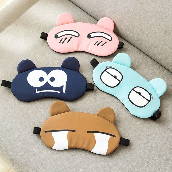 

sleeping shading breathable eye mask for men and women cute cartoon simple fruit ice pack compress sleep masks