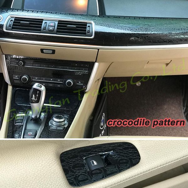 Para BMW 5 Series GT F07 2010-2017 Interior Central Control Painel Porta da porta 3D/5D Adesivos de fibra de carbono Decalques Acessorie de estilo de carro