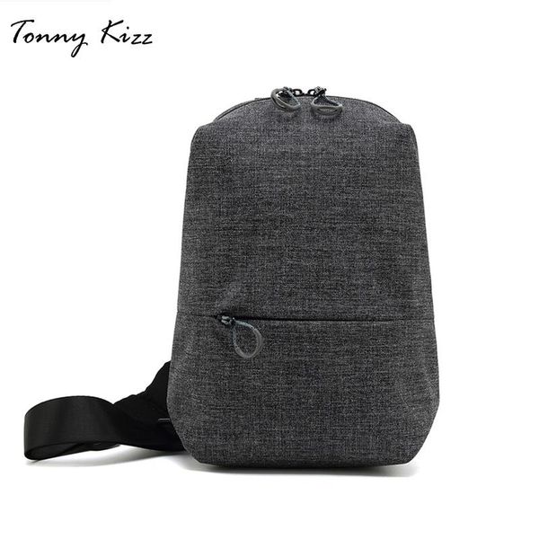 

waist bags tonny kizz crossbody men anti-theft chest pack shoulder for short trip male messengers bag water repellent sports