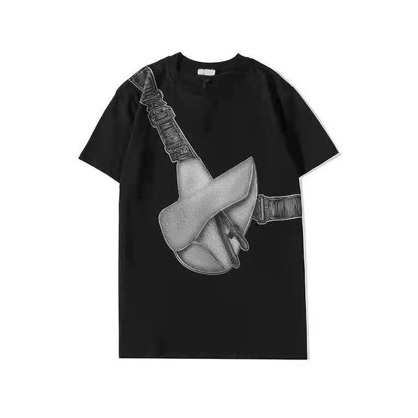 

luxury casual mens t shirt t-shirt new men's wear designer short sleeve t-shirt 100% cotton wholesale black and, White;black