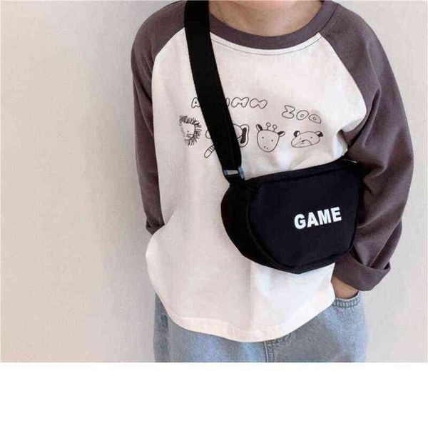 

2021spring new children animal raglan sleeve children's cotton baby base clothing cartoon t-shirt g1209, Blue