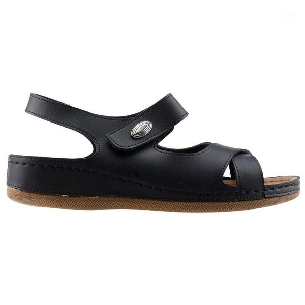 

jump 21891 large size anatomical hajj umrah lady sandals1, Black