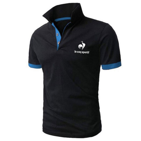 

men's polos fashion brand shirt design loose business leisure cotton short sleeve breathable in 2021 summer, White;black
