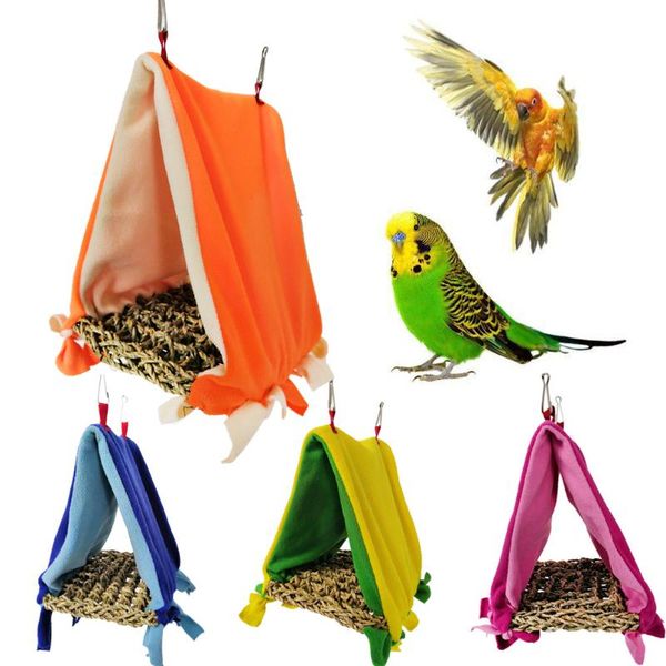 

other bird supplies parrot birds hamster nest cotton hanging cave cage toys hammock juguetes para cotorras