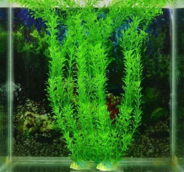 

37cm underwater artificial aquatic plant ornaments aquarium fish tank green water grass decor landscape decoration decorations