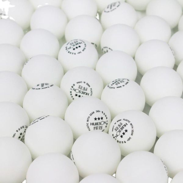 

table tennis balls huisheng abs material three-star s40+ training game