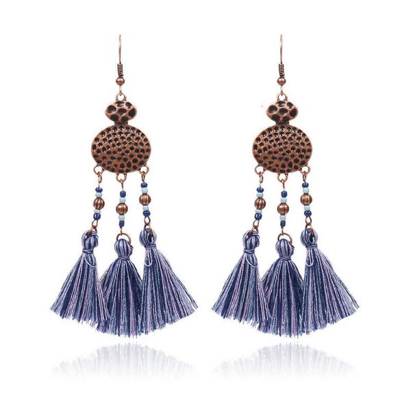 

earring bohemian exotic fashion exaggerated temperament exquisite tassel earrings, Golden
