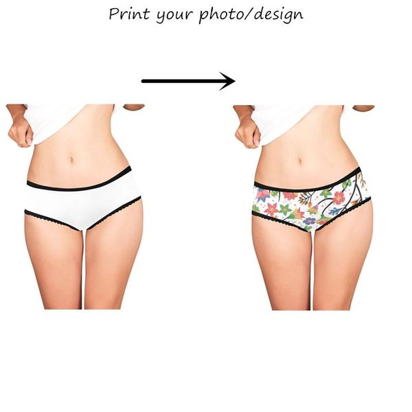 

women's panties custom and girl's briefs with lace for women girls underwear gifts, Black;pink