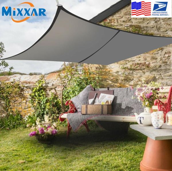 

shade zk20 drop gray 3m x 4m sun sail nets garden yard patio awning canopy 90% uv block rectangle anthracite camping