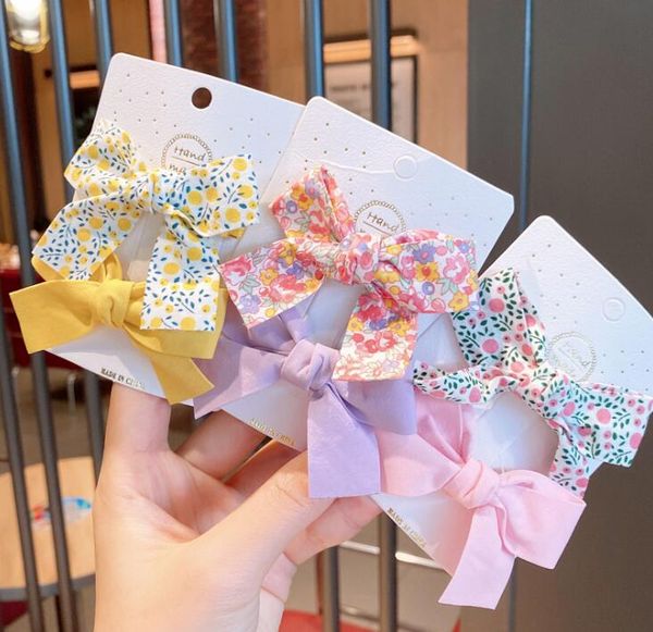 

girls fabric color bow hairpin party cute princess headdress gc374, Slivery;white