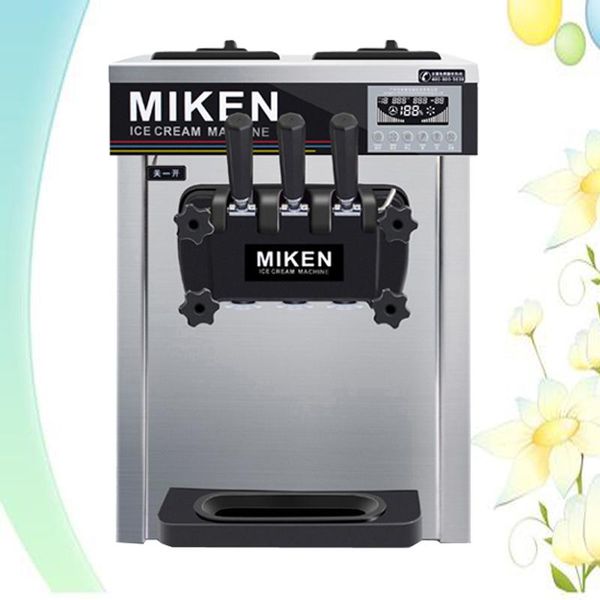 

ice cream making machine commercial soft 3 flavors deske maker vending
