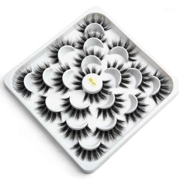 

pairs 25 mm mink eyelashes 3d and 5d natural false thick eye makeup eyelash extension supplies1