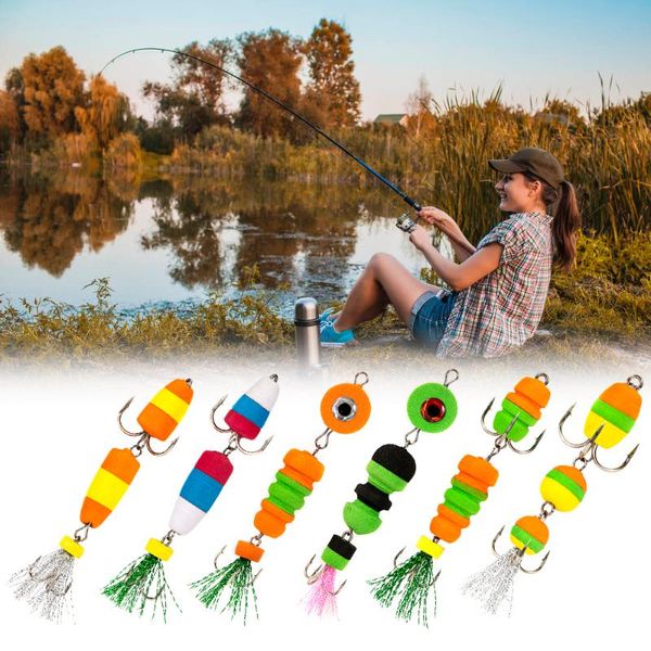 

fishing hooks hook 4 pcs soft jig head baubles lure wobbler fishhook bait for bass carp minnow