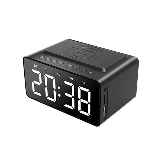 

other clocks & accessories multifunctional alarm clock fm radio led bluetooth speaker digital usb electric hifi stereo surround home decor