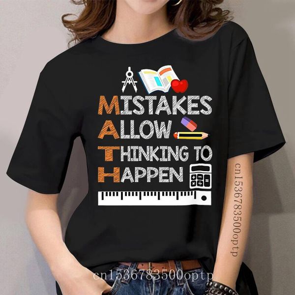 

women's t-shirt women t shirt funny math teacher shirts gifts l, White