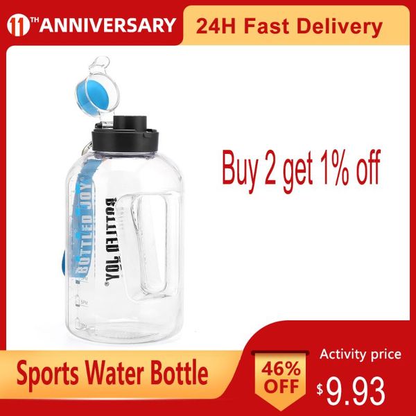 

sports water bottle bicycle drinking kettle large capacity sport jug gym fitness for camping