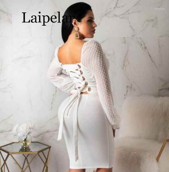 

casual dresses chiffon patchwork elegant women party dress lace up long sleeve bodycon midi female summer vestidos, Black;gray