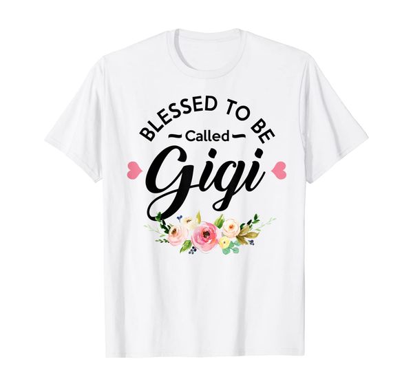 

blessed to be called gigi t-shirt, White;black