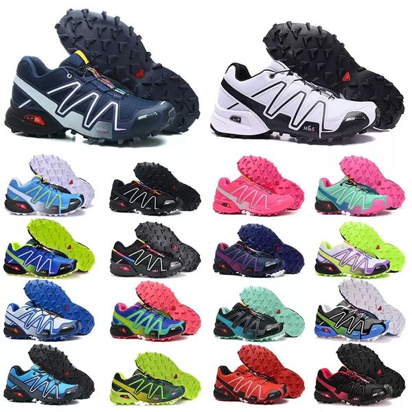 

speed cross 3 hiking shoes red black blue hiking runner sports sneakers 3s fashion utility outdoor for men eur 39-46