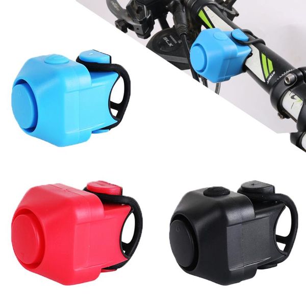 

bike horns bicycle electronic loud horn 130 db warning safety electric bell siren handlebar alarm ring cycling accessories